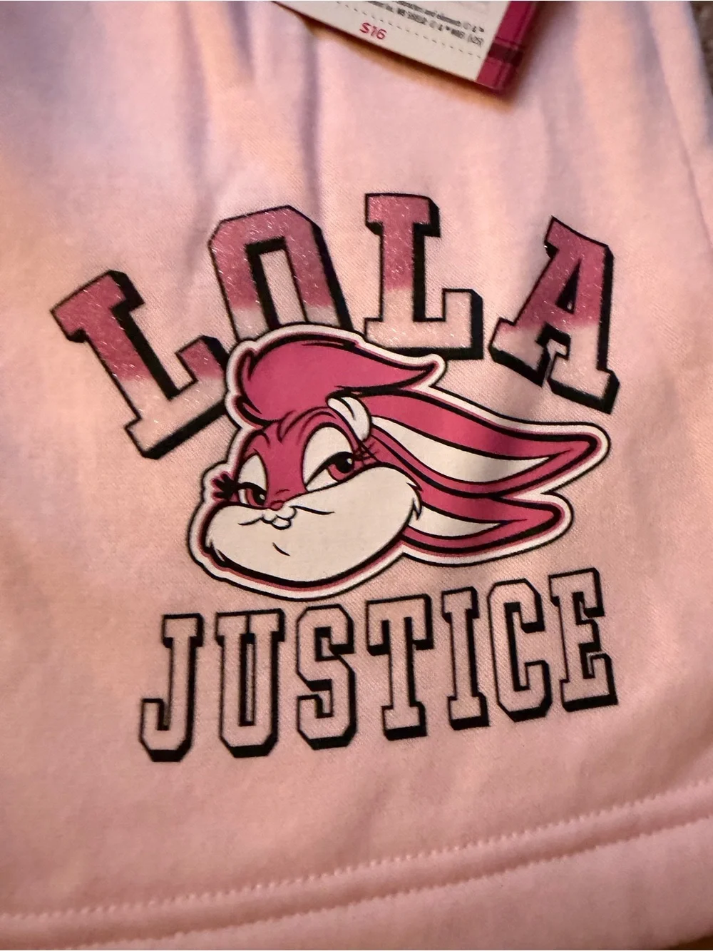 Justice Looney Tunes Lola Bunny Girls XL 16/18 Skirt Built In Shorts NWT